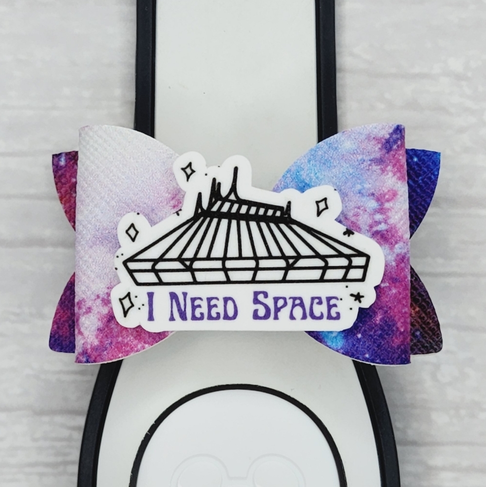 Space Mountain Magic Band Bow